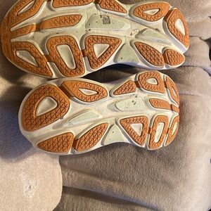 Stylish Sneakers with Orange Soles